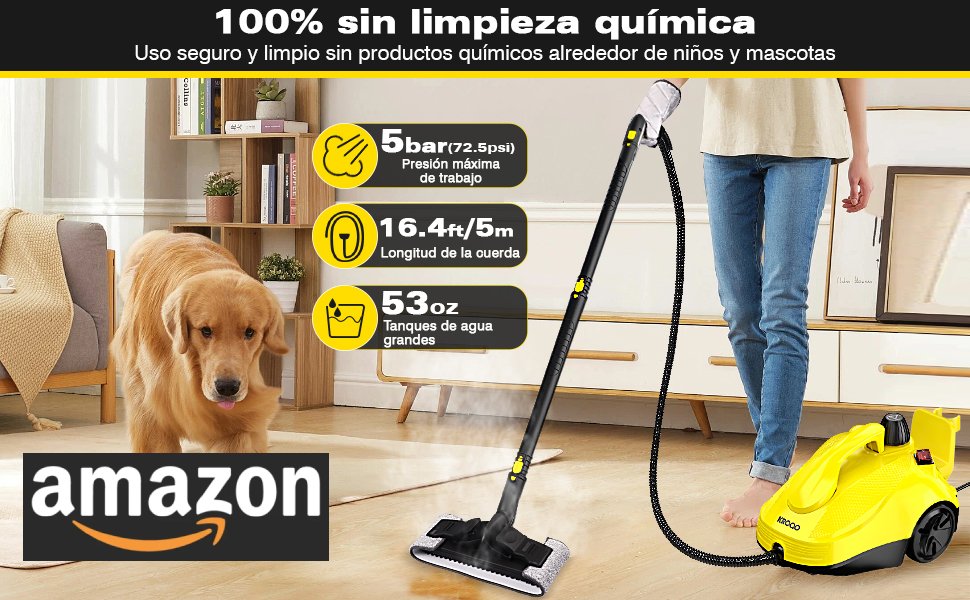 Limpieza a vapor. Gran desinfección. Enlace de afiliados en amazon
